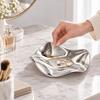 Ceramic Ceramic Jewelry Tray Light Luxury Jewelry Storage Tray Decorative Vanity Plate  Home