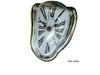 Creative Melting Table Clock with Roman Numerals – Retro Twist Design for Home and Office Decor