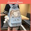 Girl School Backpack With Cat Design For Commutes