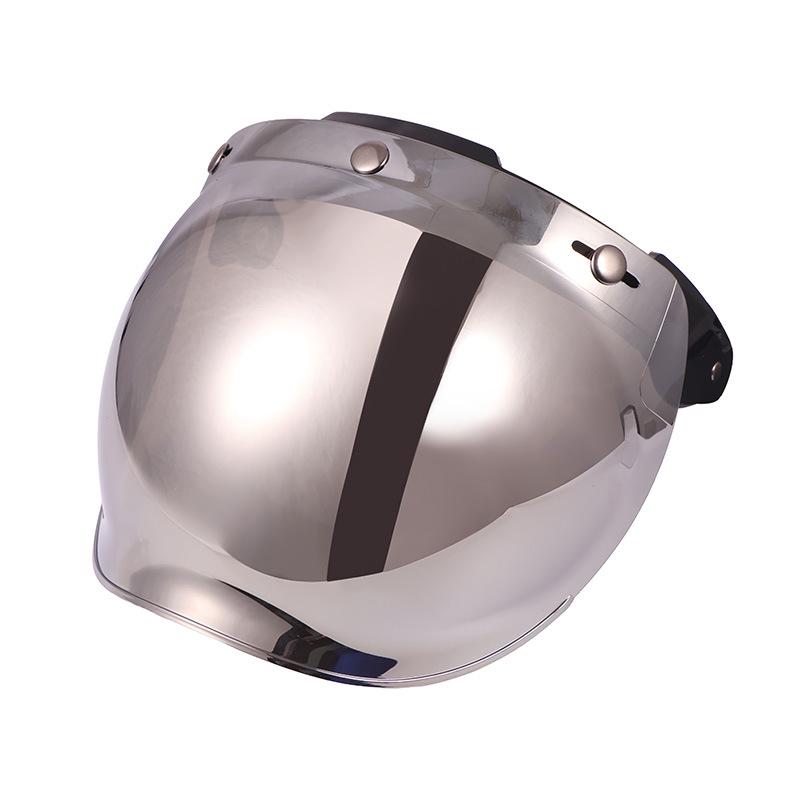Popular Retro Motorcycle Helmet with Bubble Visor and Frame