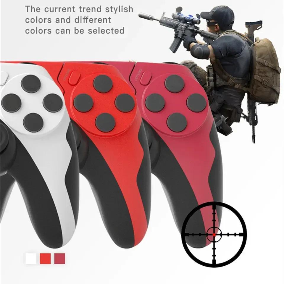 Wireless Controller Bluetooth Gamepad Double Vibration 6Axis Joypad Touchpad Microphone Earphone Port For PS4 PS3 PC