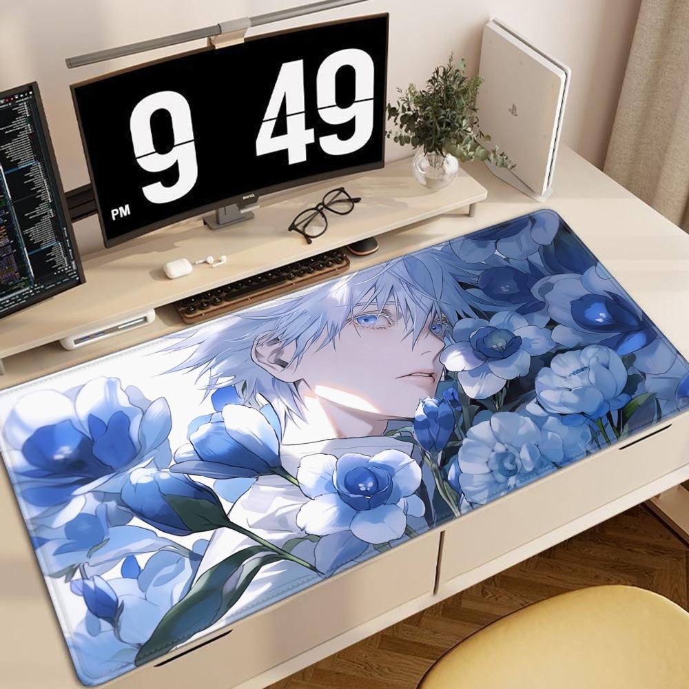 Podkładka pod mysz Anime Jujutsu Kaisen Gojo Satoru Duża Podkładka pod mysz do gier Gracz Firma Klawiatura Myszy Mata na biurko komputerowe Duży dywan
