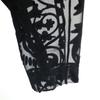 Givenchy 90s Made In Japan Old Overall Handle Long Sleeve See-through Long Cardigan Women Used