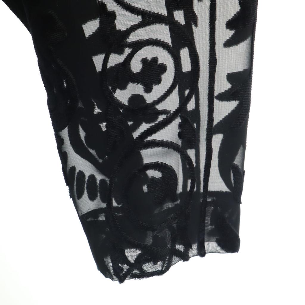 Givenchy 90s Made In Japan Old Overall Handle Long Sleeve See-through Long Cardigan Women Used