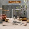 Metal Windchime Hanger Tabletop Stand Calligraphy Brush Holder Jewelry Organizer for Home Decoration