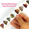 500PCS Cartoon Tractor Roll Stickers Skateboard Art Picture Laptops Graffiti PVC Waterproof Aesthetic Community Dormitory Sticke