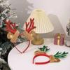 Christmas Decoration Headwear Cute Deer Antlers Hairband Elk Antlers Hair Clip Performance