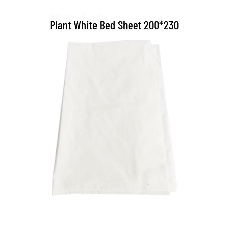 

Lilang Simple Cotton White Bed Sheet