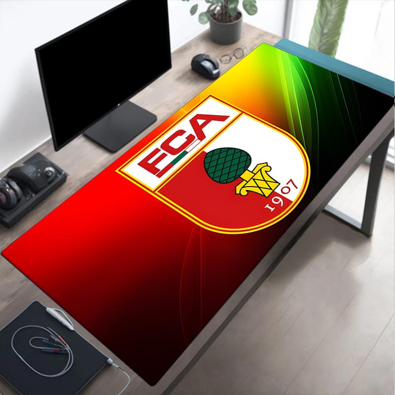 Augs-burg Fußball Wappen Mauspads, Gaming-Mauspad, Tastaturmatte, Schreibtischdekoration für Computer-Notebook, Fan-Geschenk, Geburtstagsgeschenk