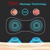 2 Pieces Portable Mini Electric Neck Back Massager Cervical Massage Patch Stimulator
