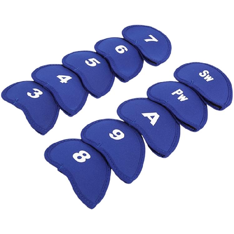 10Pcs Iron and Wedges Golfs Club Head Cover Soft Golfs Iron Headcover Protective Cover to Protect Your Golfs Clubs
