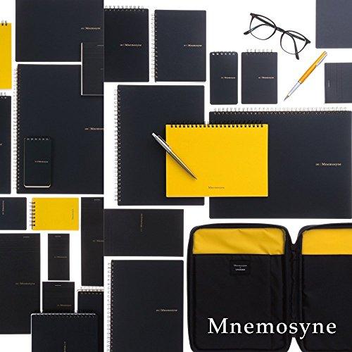 Maruman Mnemosyne N109JP 20th Anniversary Notebook - A4 Dot Grid (5mm), Twin Ring, 70 Sheets, Black