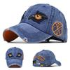 Baseball Cap Unisex Vintage Washed Cotton Eagle Eye Embroidery Cartoon Spring Summer Cap
