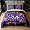 Austria Wien FC Design Bett Bettwäsche Set 1 Bettbezug + 2 Kissenbezüge Weich Atmungsaktiv Haushalt Bettwäsche