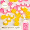 120Pcs/Box Self-Adhesive Eyelash Extension Glue Cups Delay Grafting Makeup Tool for Tattoo Adhesive Pigment Cups