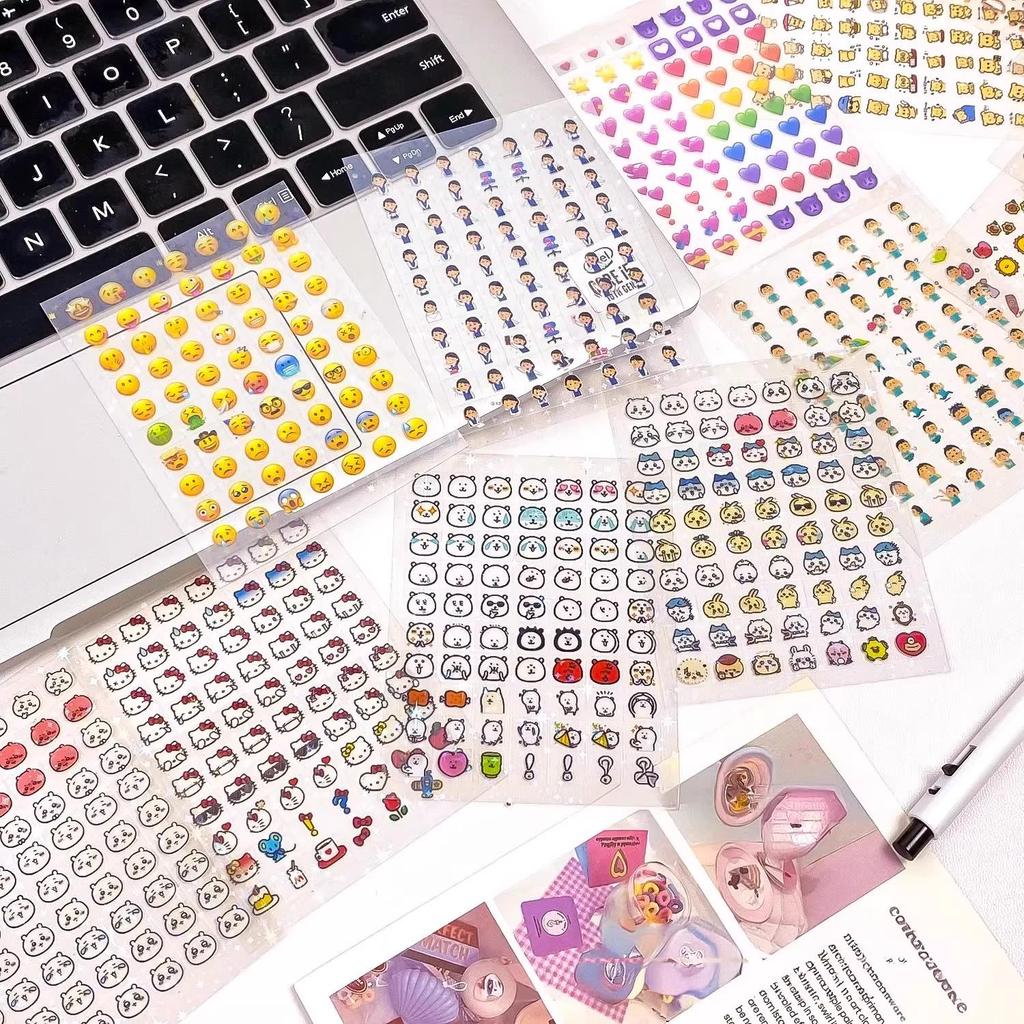 Mini Deco Sticker Book: 4800 Cute Nail Art, Nose Freckle, and Small Pattern Stickers