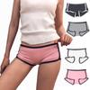 Popular Sport Boyshorts Briefs Boxer Panties Cute Underwear Women Soft Cotton Boy Shorts Middle Waist Sexy Lingeries Shorty