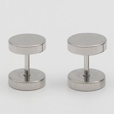 Stud Earrings Simplicity Decoration Non-allergic Round Men Ear Studs Birthday Gift