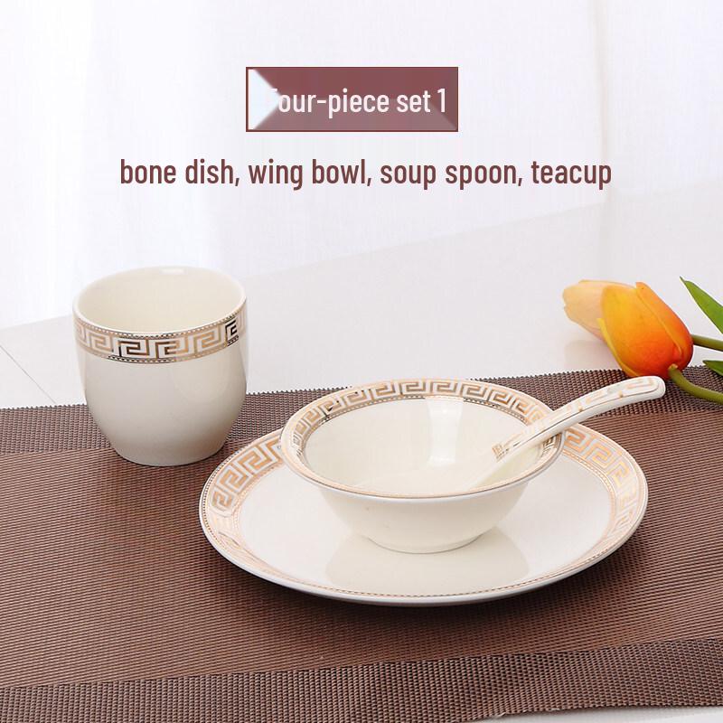 Tianyajing European Style Hotel Ceramic Dinnerware Set