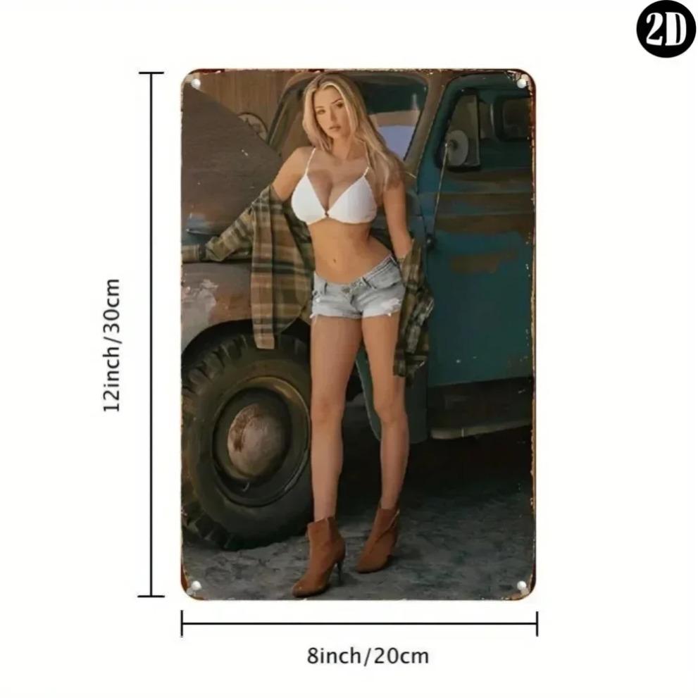 Vintage Metall Blechschild Retro Wanddeko für Zuhause Bar Cafe Garage Wasserdicht