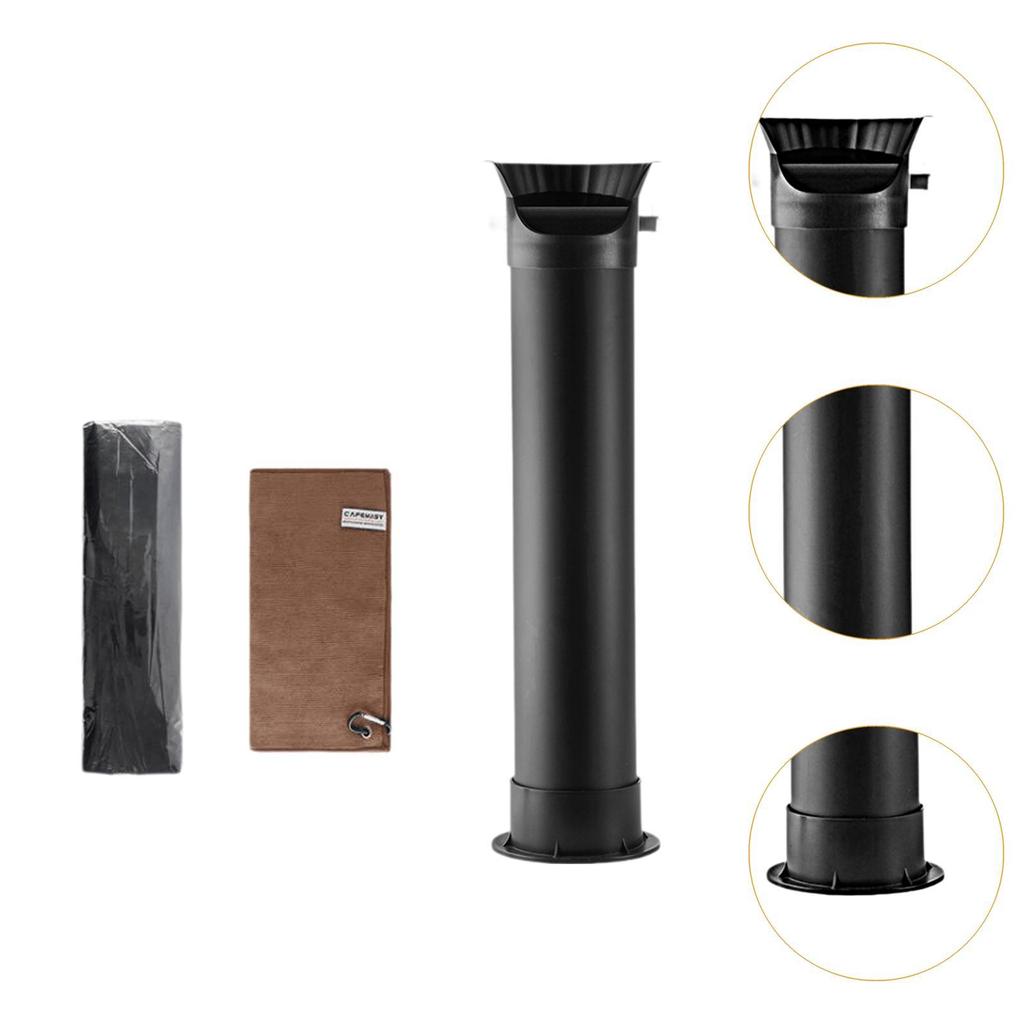 Espresso Coffee Knock Box Dump Bin for Coffee Grounds for Home Cafe Kitchen