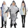 Carnival Fish Costume Food Party Outfit Tunas Bamin Disguisement Wear Purim Shark Stage Performance Show Clothes Marine Animal