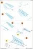 eduard Bell Airacobra Landing Flap Parts Alma Plastic Model Parts EDU481150 1/48 P-39Q Photo-Etched (for Hobby)