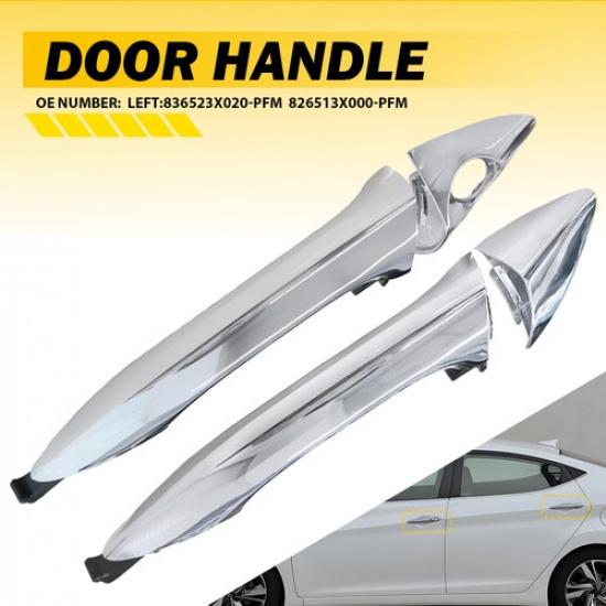 Driver Side Left Exterior Door Handle For 2011-2016 Hyundai Elantra Front & Rear