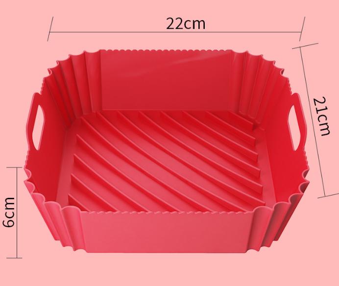 Silikonové vložky do fritézy 8,5", opakovaně použitelné, tepelně odolné, pro vložky do fritézy 4 až 8 QT, pro troubu, mikrovlnnou troubu a příslušenství