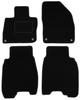 Black Velour Floor Mats For: Honda Civic VIII (UFO) Hatchback (2006-2012)
