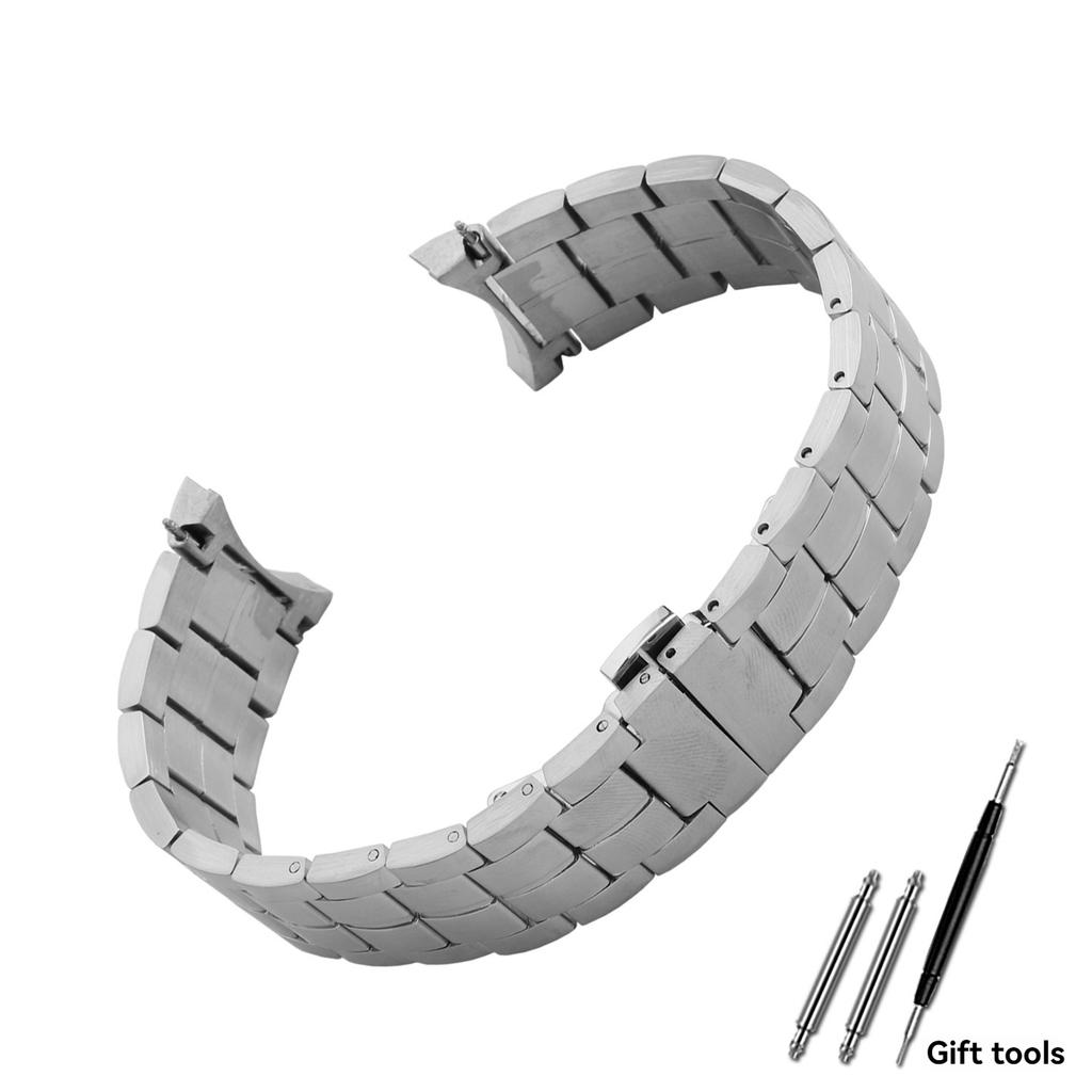 ONEFor Tissot 1853 Haozhi Serie T086 Horlogeband T086407A T086408A Gebogen Einde Massief Roestvrij Staal Band Horlogeketen Heren 22mmMN