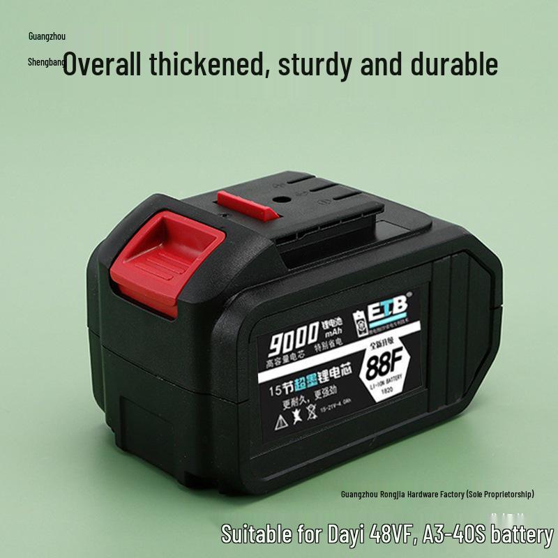 Dayi Universal Lithium Battery Case for Electric Wrench, 15 Sections, 48/88VF/A3