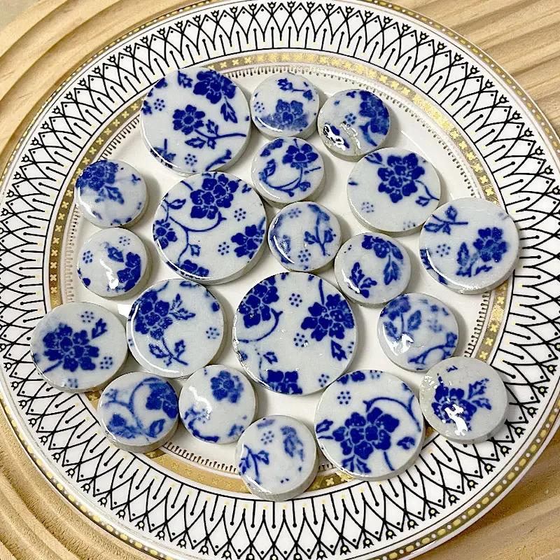 100g DIY Ceramic Mosaic Tiles Glass Mirror Handmade Ornaments Tiles Wall Crafts Colorful Crystal for Decorative Materials