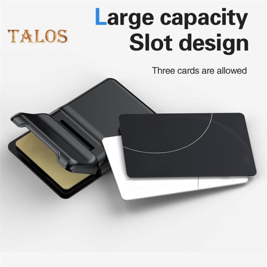 Magnetic Wallet Phone Holder 3 Cards Secure Stand Slot Card Holder for IPhone Multi-Functional Adjustable Phone Stand for MagSafe Cases