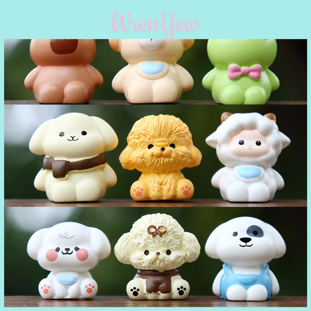 Cute Animal Resin Collectible Figures With Interactive Features For Kids And Collectors