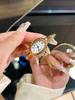 AIMANA Women's Oval Quartz Bracelet Watch: Small Dial, Roman Numerals, Light Luxury Style.