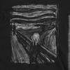 La Camicia da Uomo The Scream di Edvard Munch | T-shirt Arte Espressionista | Maglietta Grafica con Pittura Iconica