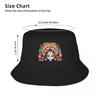 The girl Catrina Bucket Hat Mountaineering Golf Unisex Vintage Military Cap Unisex Luxury Brand WomensBucket hat