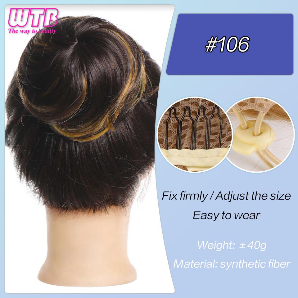 WTB Kunsthaar-Chignon, unordentliches lockiges Haarband mit Zopf,  elastisches Haargummi, knstliche Haarteile fr Frauen, Haarnadeln,  Schwarz, Braun gnstig kaufen  Preis, kostenloser Versand, echte  Bewertungen mit Fotos  Joom