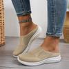 Shoes women's autumn new large size half slippers breathable fashion lightweight versatile women's shoes casual one-pedal mother shoes