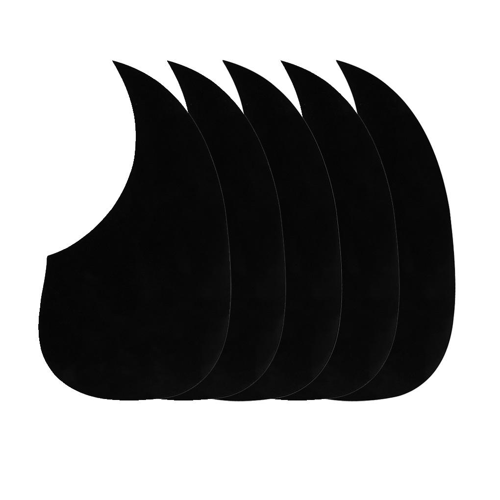 FLEOR 5PCS Self-adhesive Acoustic Guitar Pickguard Pick Guard Scratch Plate Guitar Parts