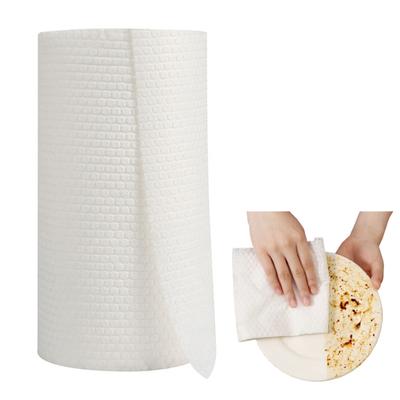 1 rouleau de chiffon non tissé ultra absorbant pour cuisine, nettoyage de voiture, serviettes lavables réutilisables, serviettes de nettoyage non pelucheuses