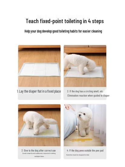 Thickened Absorbent Waterproof Pet Training Pad for Dogs, Cats, Rabbits, and Teddies
