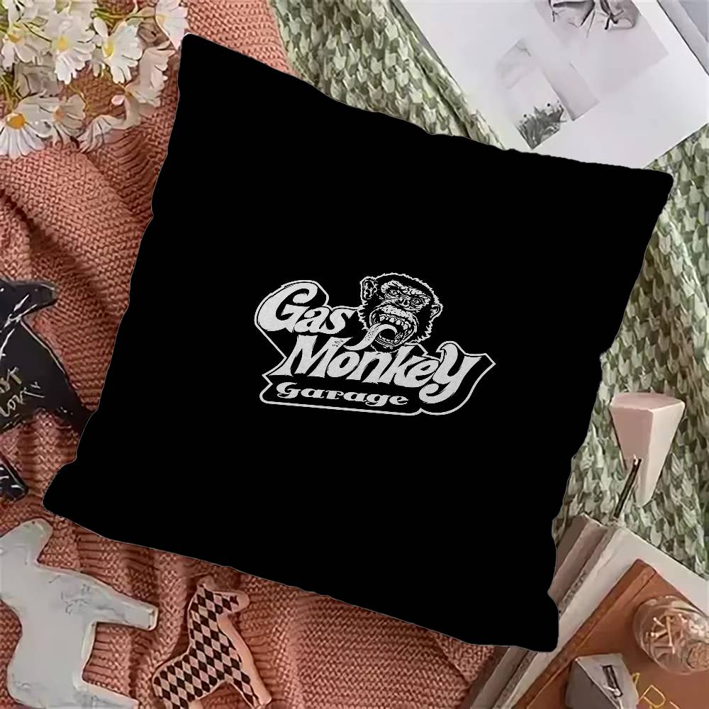 G-Gas Monkey Cushion Cover Polyester Sofa Cushions Decorative Throw Pillows Home Decoration Pillowcover