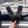 1pc Car Seat Belt Shoulder Protector Cute Black Cat Seat Belt Protective Cover Car Interior Products