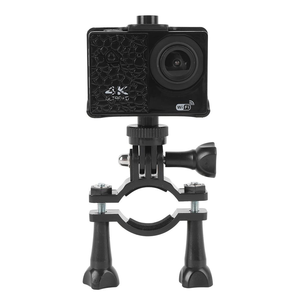 4K Camera with 2.0 Inch IPS Main Screen 170 Degree Wide Angle Multi Axis Stabilization DV Fast Data Sync Cycling Camera
