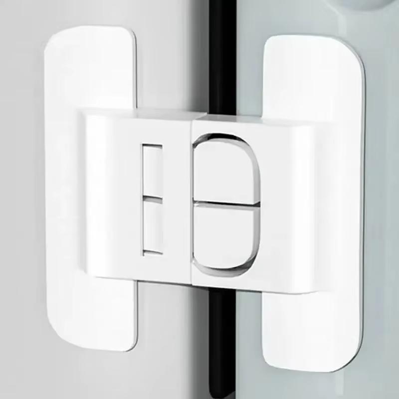 Universal Fridge Door Lock No Drill Self Adhesive 1/5 PCS Child Baby Safety for Drawers Cabinets Home Kitchen Proofing