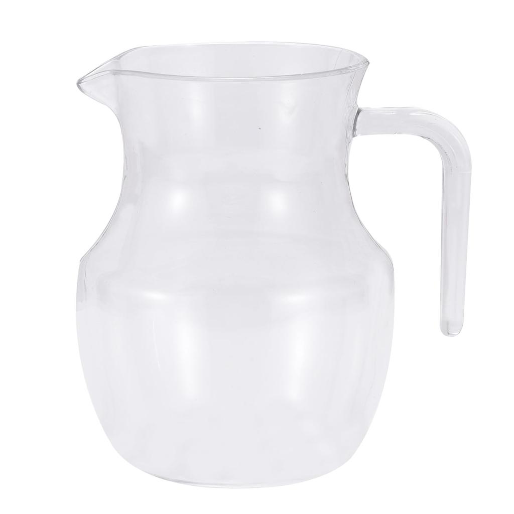 Uxcell Clear 500ml Acrylic Water Pitcher with Spout, Elegant Serving Carafe, Wine Drink Container for Water, Juice, Tea, Cocktails