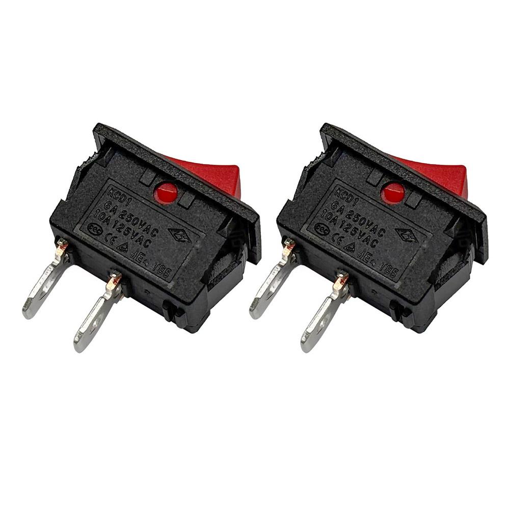 

2 pcs rocker switch for small appliance power control compact size 10 15mm ip68 oil proof for diy projects and devices China Mainland