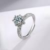 Copper Ring Exquisite For Women Cassic Wedding Jewelry Engagement Bands Fine Zircon Fashion Gift Party High Quality